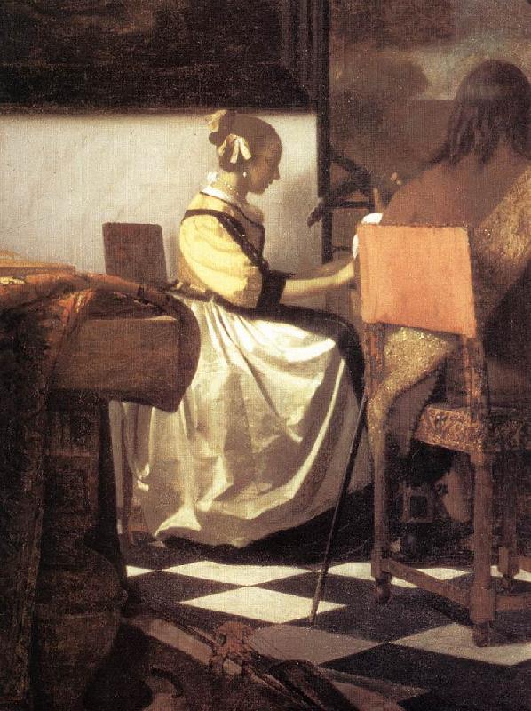 VERMEER VAN DELFT, Jan The Concert (detail) awr